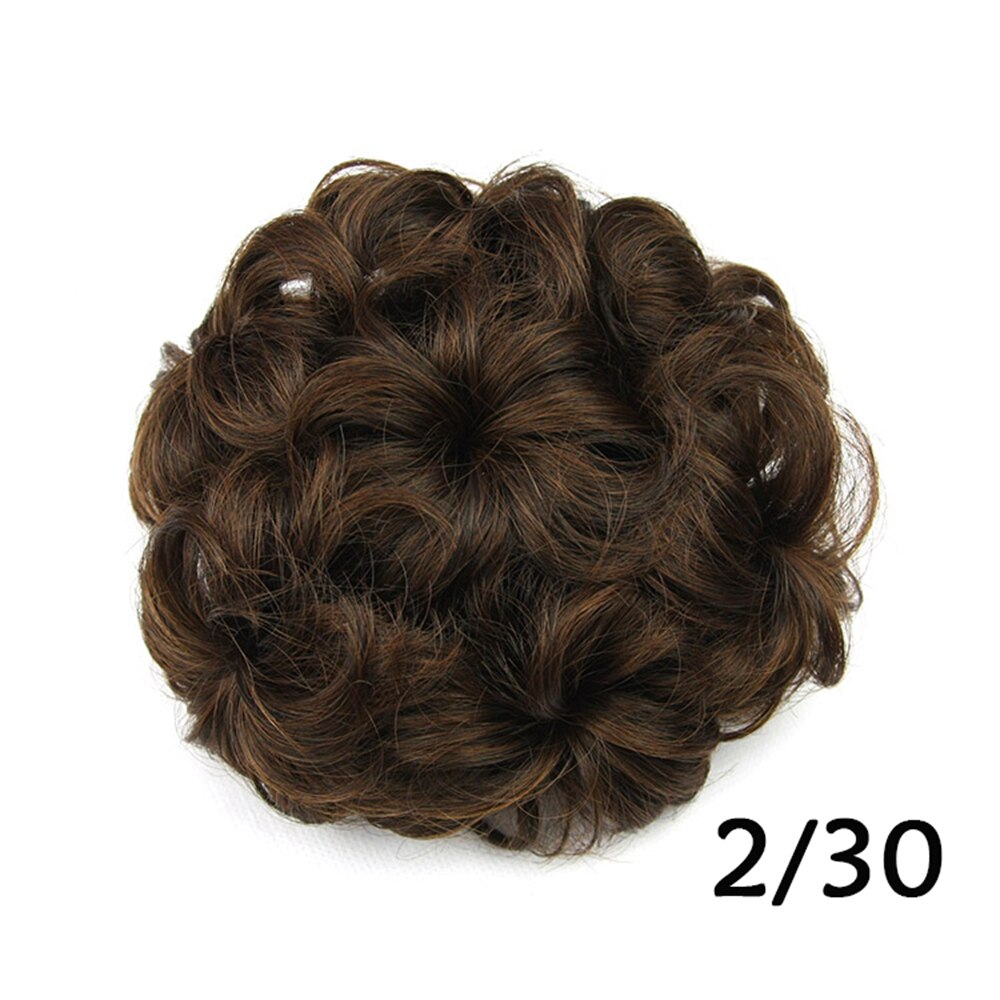 Curly Flower Hair Jora - Rubber Band Hair Bun