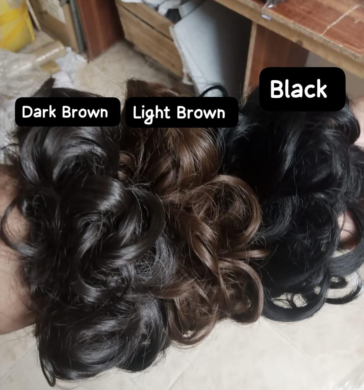 PREMIUM MESSY BUN HAIR SCRUNCHIES - IMPORTED